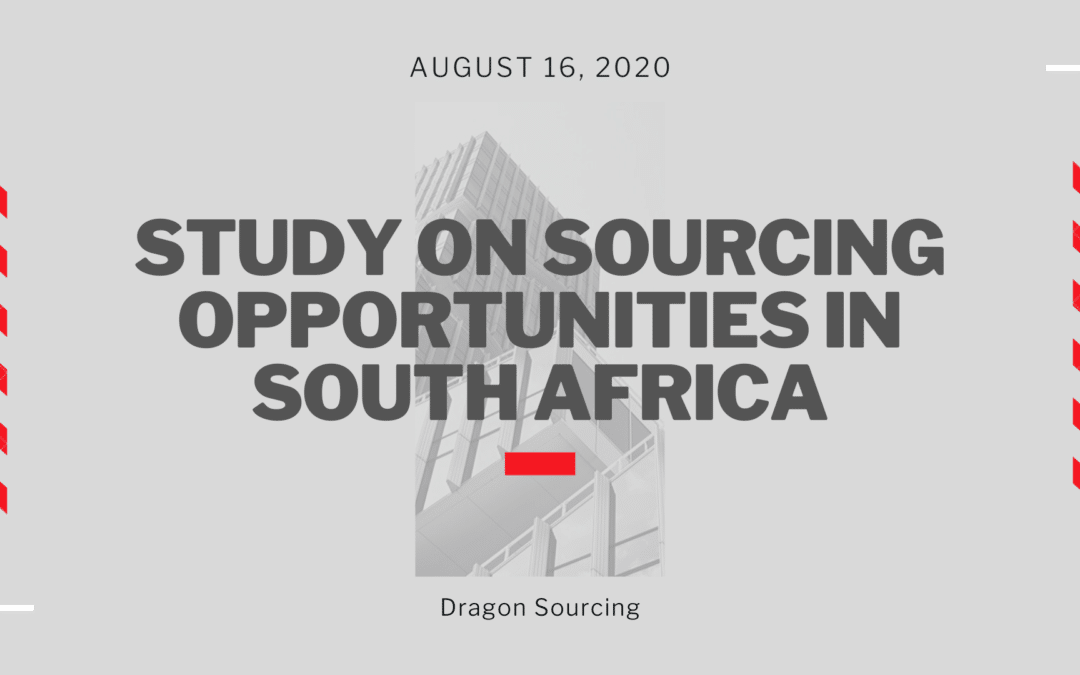 Study on Sourcing Opportunities in South Africa