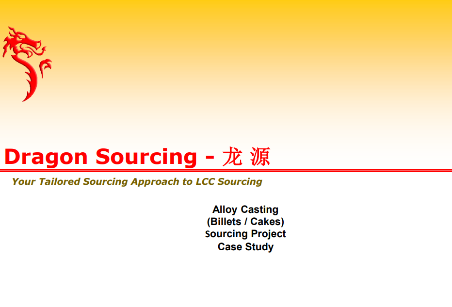 Strategic Sourcing Success: How Dragon Sourcing Identified Global Suppliers for Copper Alloy Castings