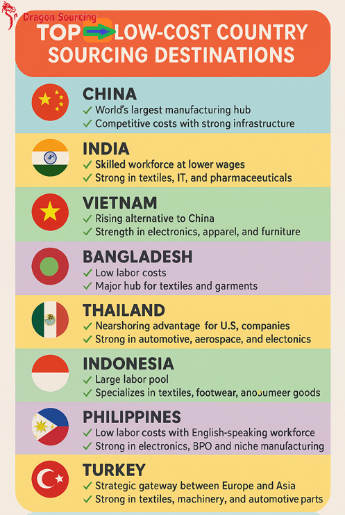 Top 10 Low-Cost Country Sourcing Destinations