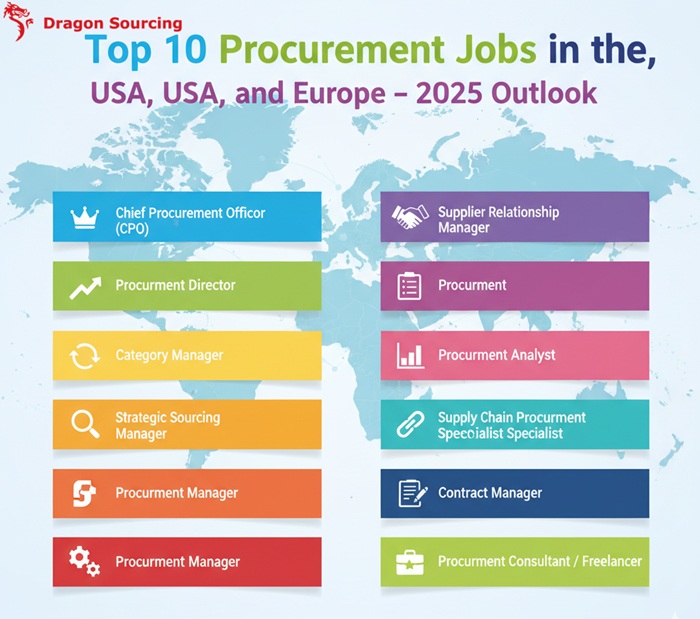 Top 10 Procurement Jobs in the USA, UK, and Europe – 2025 Outlook